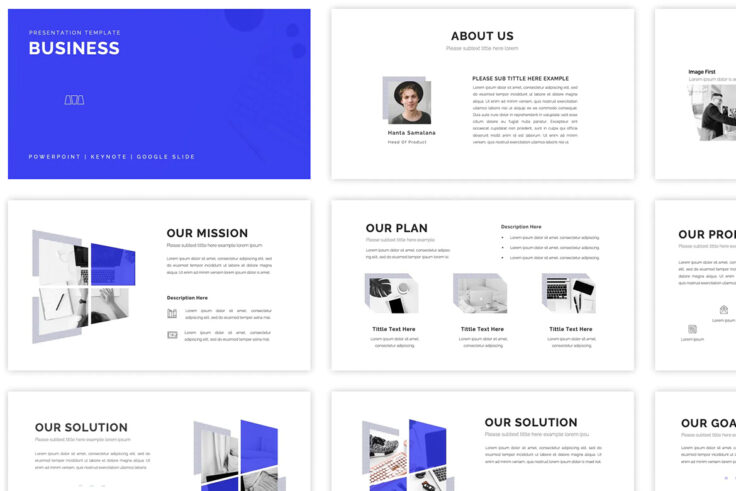View Information about Clean Business Plan Presentation Template