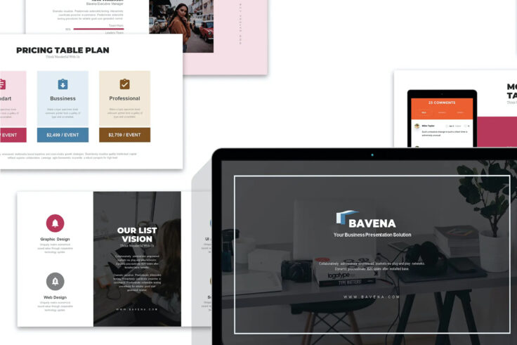 View Information about Bavena – Startup Pitch Deck Template