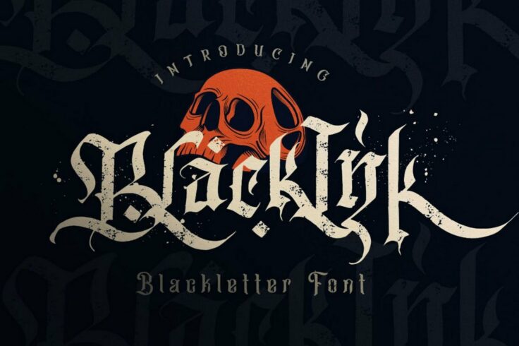 View Information about Blackink Blackletter Font