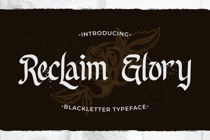 View Information about Reclaim Glory Font