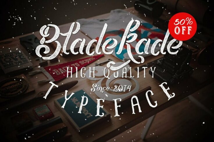 View Information about Bladekade Stencil Font