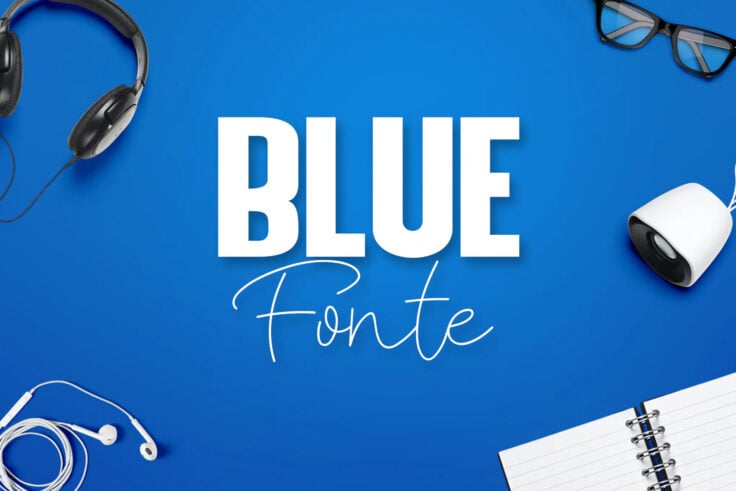 View Information about Blue Fonte Font Duo