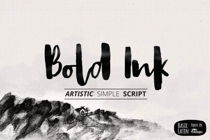 View Information about Bold Ink Simple Font