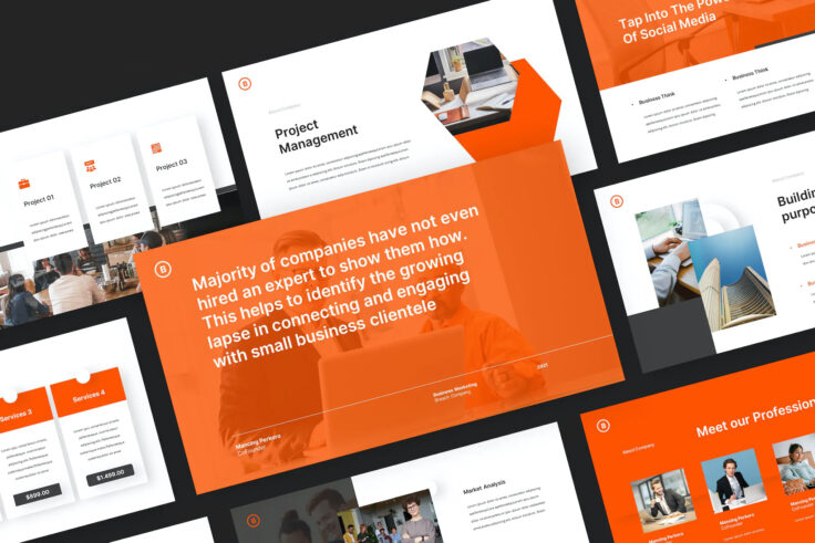 View Information about BREACH Business Pitch Deck Template