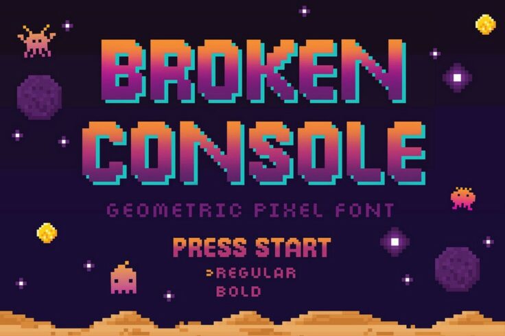 View Information about Broken Console Font