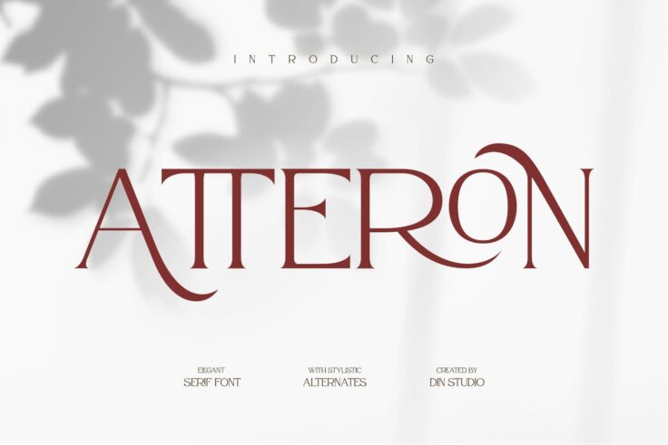 View Information about Atteron Font