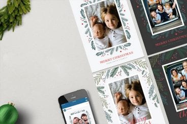 20+ Best Christmas Card Templates for Photoshop