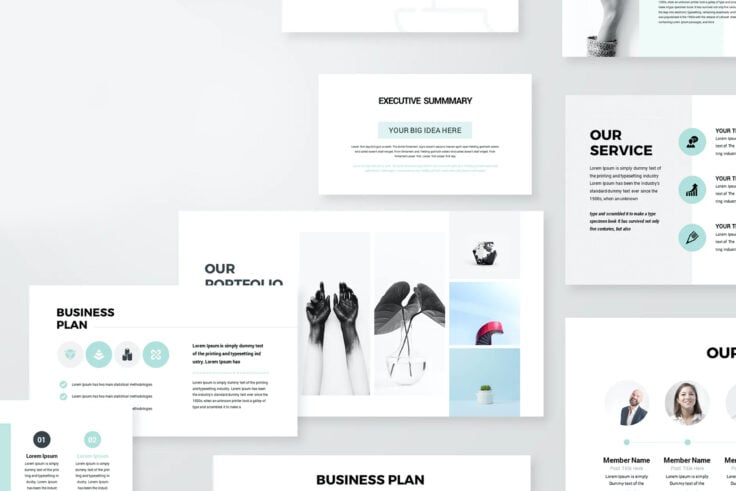 View Information about Modern Business Presentation Template