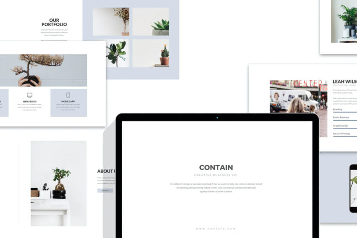 View Information about Contain Presentation Template