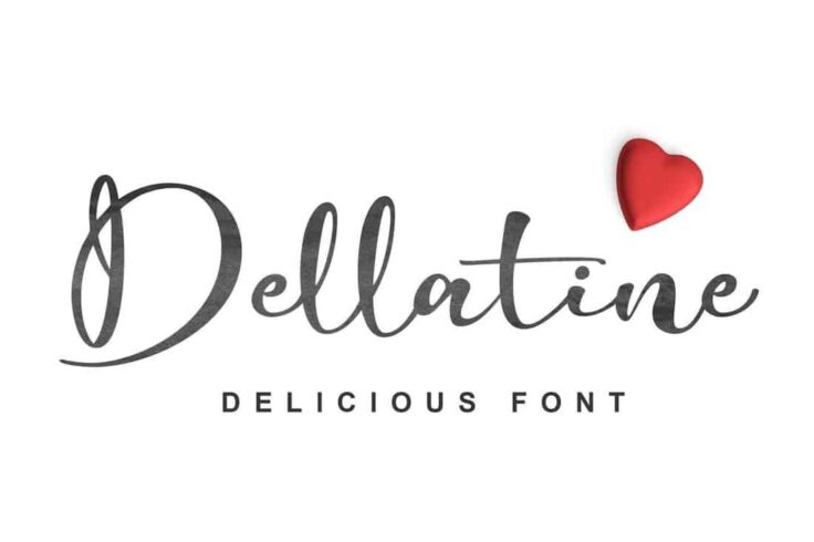 View Information about Dellatine Font