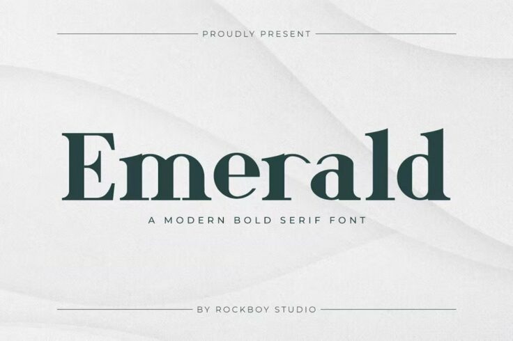 View Information about Emerald Serif Font