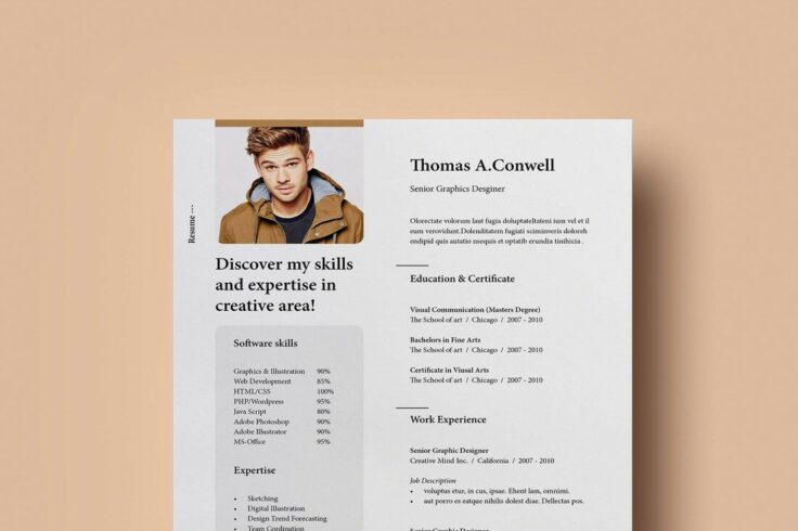 View Information about Minimal Resume Template