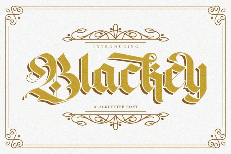 View Information about Blackey Decorative Font