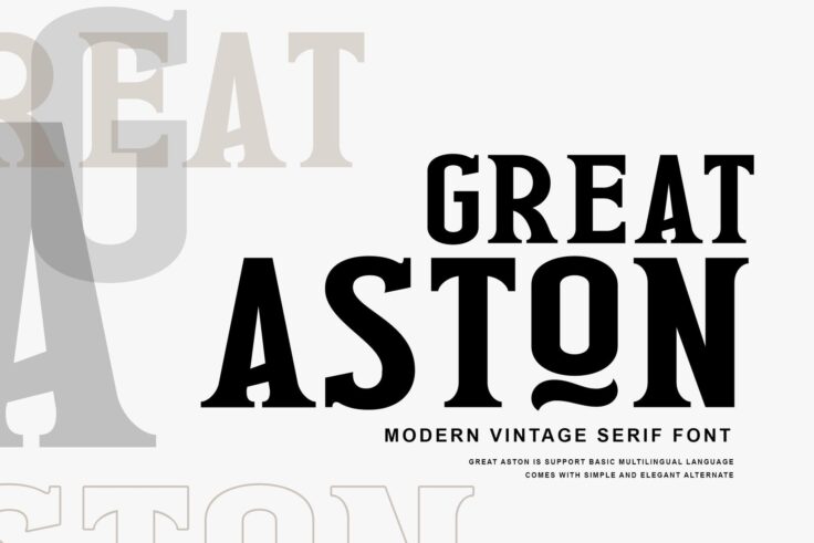 View Information about Great Aston Corporate Font