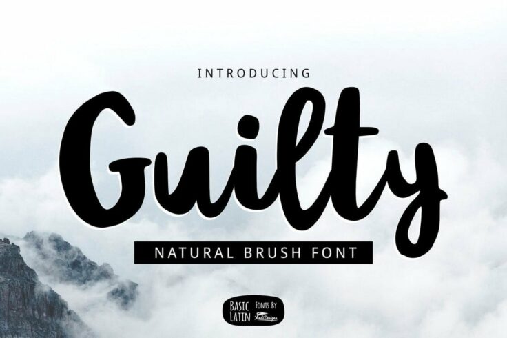 View Information about Guilty Brush Font