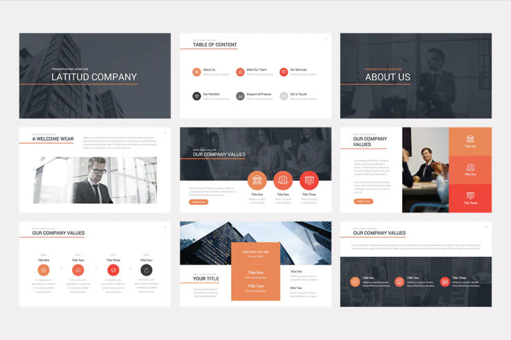View Information about Latitud Business Pitch Deck Template