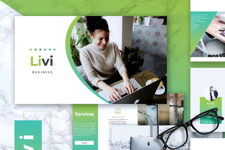 View Information about LIVI Business Presentation Template
