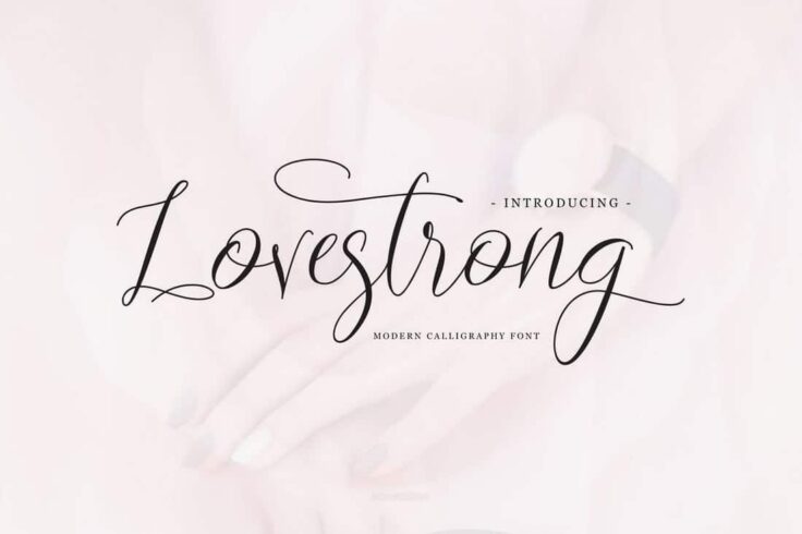 View Information about Lovestrong Font