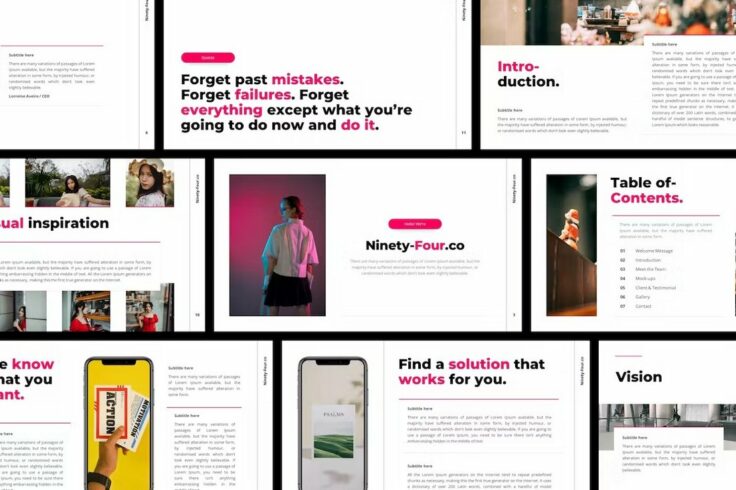 View Information about Ninety-Four Presentation Template