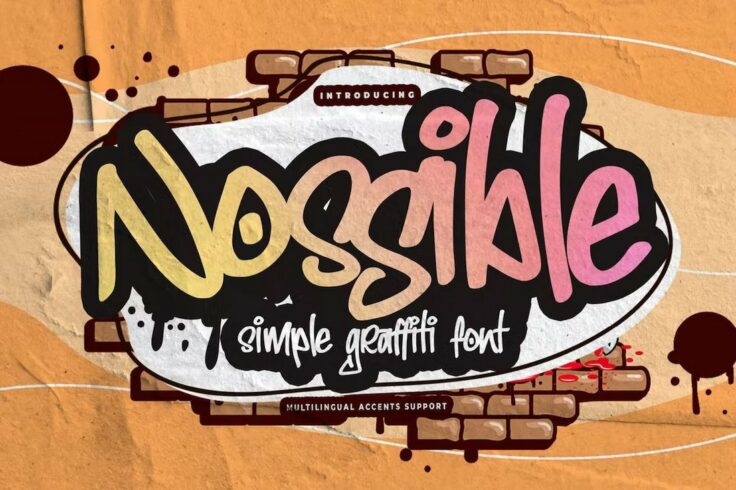 View Information about NOSSIBLE Graffiti Font