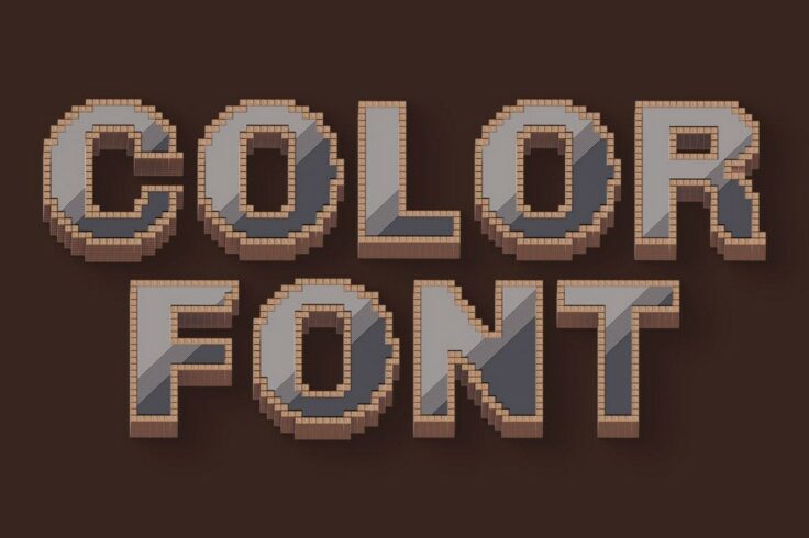 View Information about Pixel 1 Color Font
