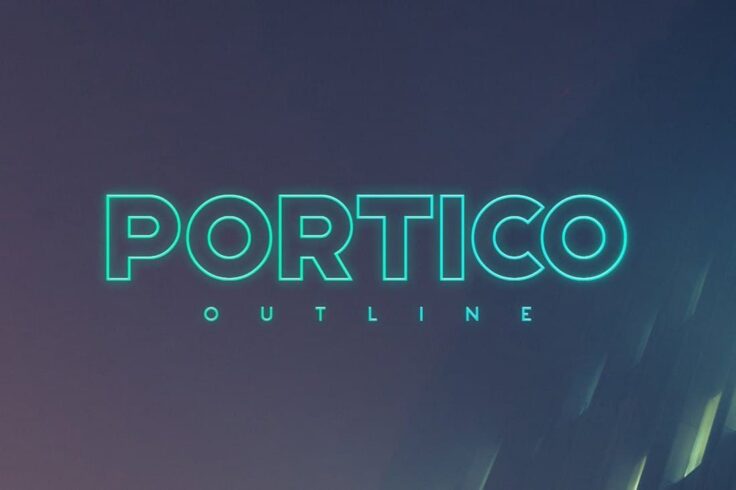 View Information about Portico Outline Font