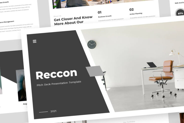 View Information about Reccon Pitch Deck Template