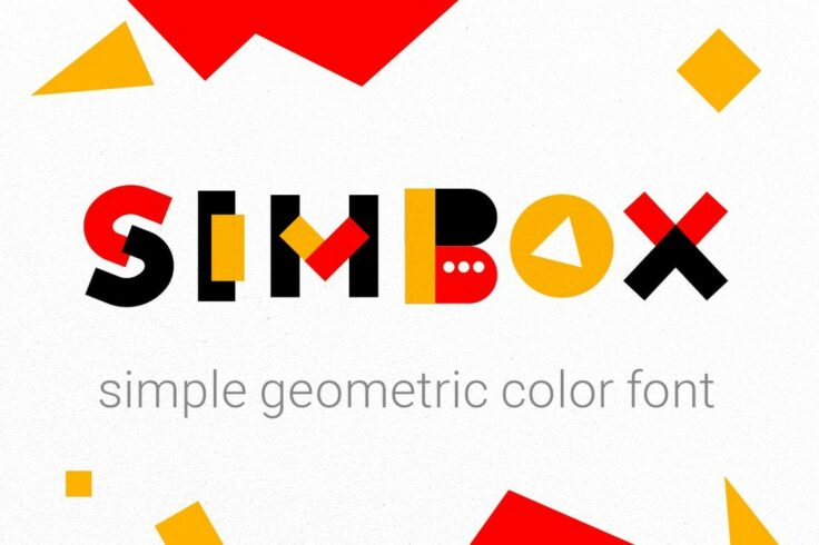 View Information about Simbox Geometric Color Font