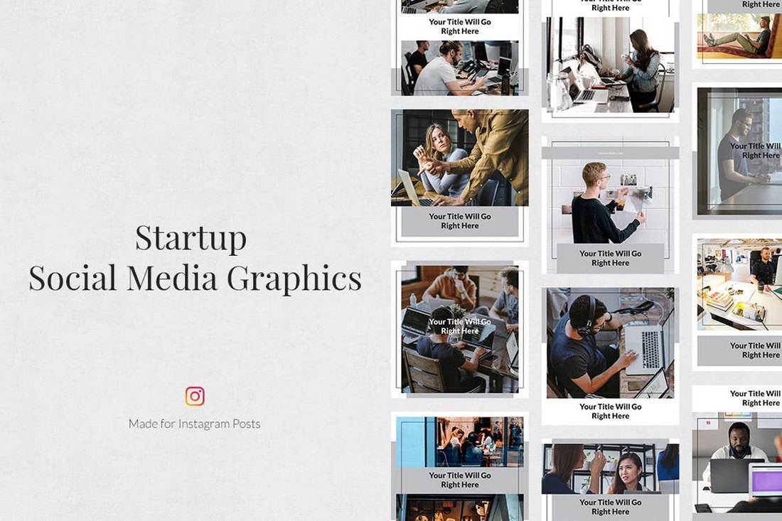 Startup Instagram Posts Templates
