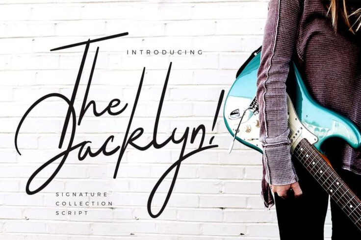 View Information about The Jacklyn Signature Font