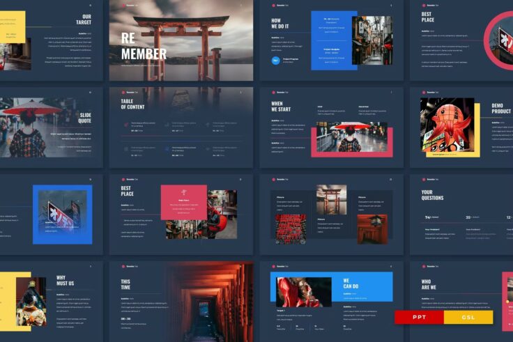View Information about Torii Travel Presentation Template