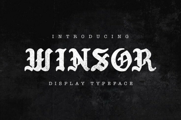 View Information about Winsor Blackletter Typeface