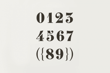 50+ Best Number Fonts for Displaying Numbers